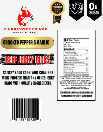 Carnivore Crave Cracked Pepper & Garlic